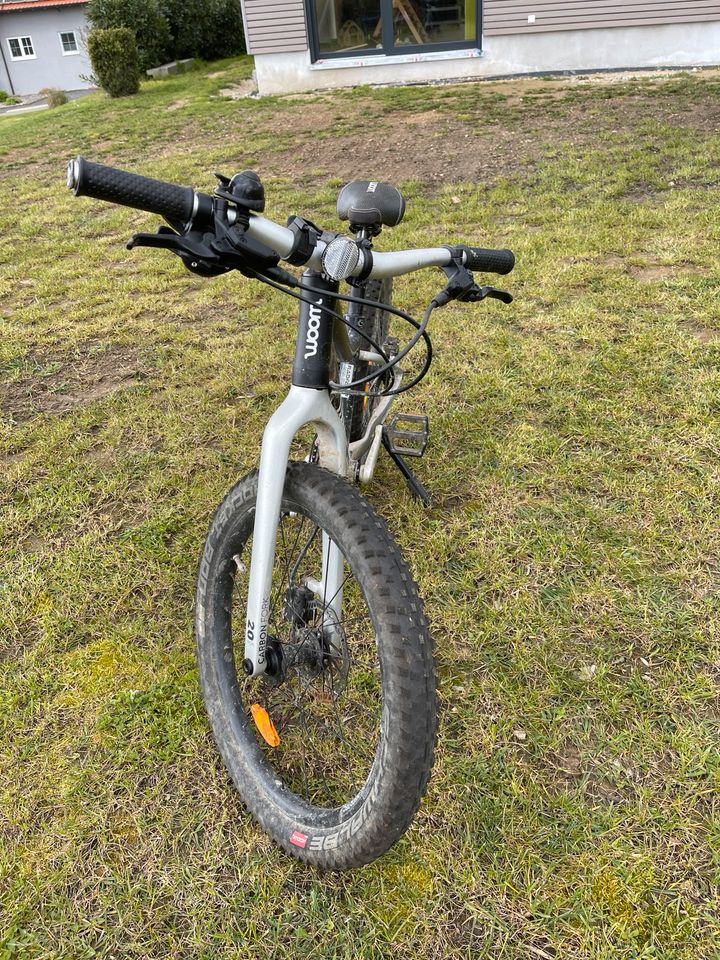 Fahrrad Woom off 4 Montainbike Aluminium schwarz in Ahorn