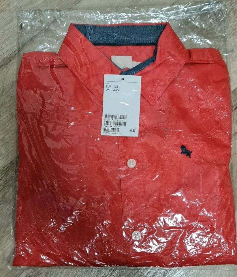 H&M Shirt für Jungs Gr. 122 ++NEU mit ETIKETT++ Weinachten in Kühlungsborn