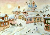 Original Bild Aquarelle A4 Russland Unikat old city Malerei Brandenburg - Haage Vorschau