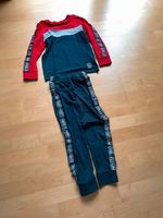 C&A Schlafanzug Pyjama dunkelblau rot  Gr. 128 Kr. München - Unterföhring Vorschau