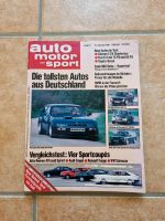 Auto Motor Sport... 10.1981  Audi Coupé, VW Scirocco... im Test Dresden - Pieschen Vorschau