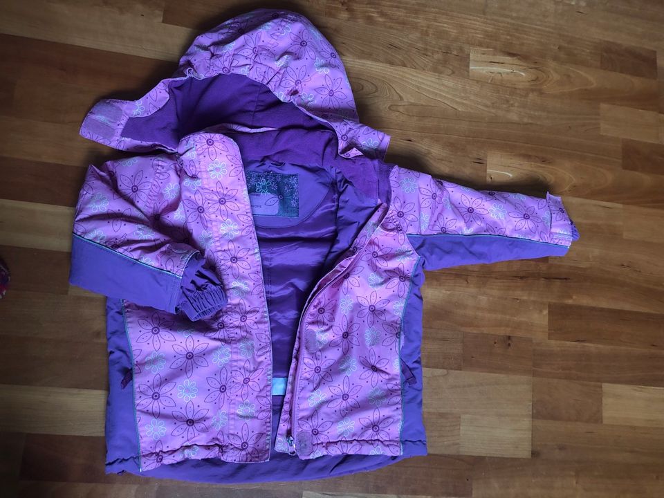 Tolle Baby Winter Jacke, Größe 98/104, pink, lila in Ettlingen