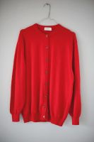 Peter Hahn Strickjacke Cardigan rot basic Schurwolle 38 M Vintage Wandsbek - Hamburg Marienthal Vorschau