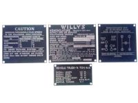 Willys-Jeep-Parts Data Plate Set Jeep Willys MB Nordrhein-Westfalen - Bad Driburg Vorschau