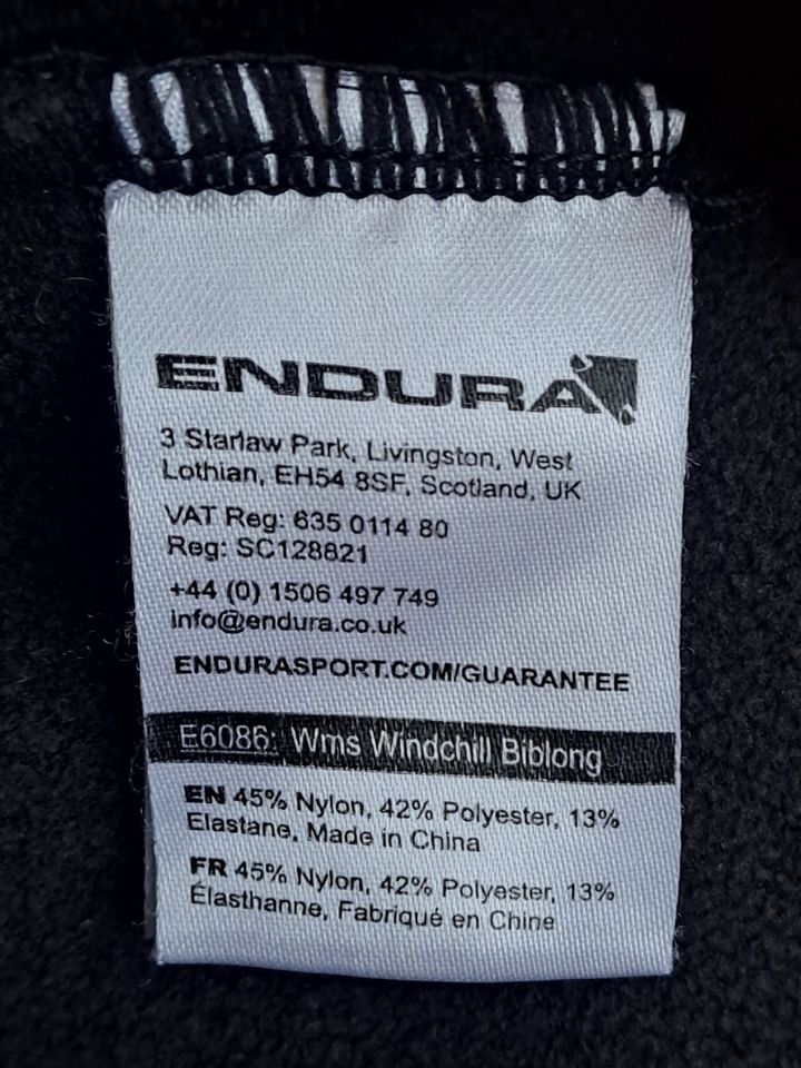 Damen S/M Endura Windchill Übergangszeit Bib Radhose B in Berlin