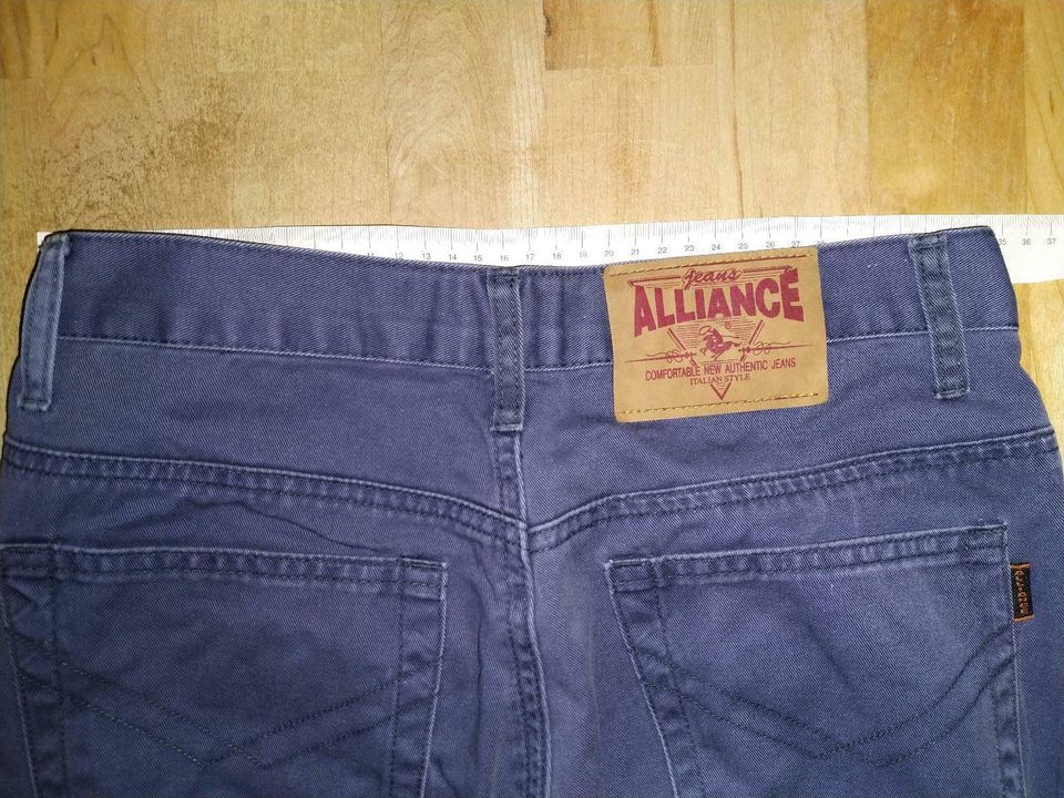 Lila-blaue Jeans  von Alliance, gr 30 in Stein