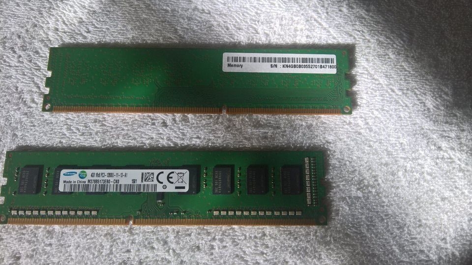 Samsung 8GB DDR3-1600 2x4GB RAM Speichermodule in Hamm