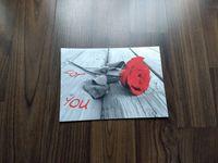 Postkarte "For you" schwarz/weiß/rot Tricolore Berlin - Köpenick Vorschau