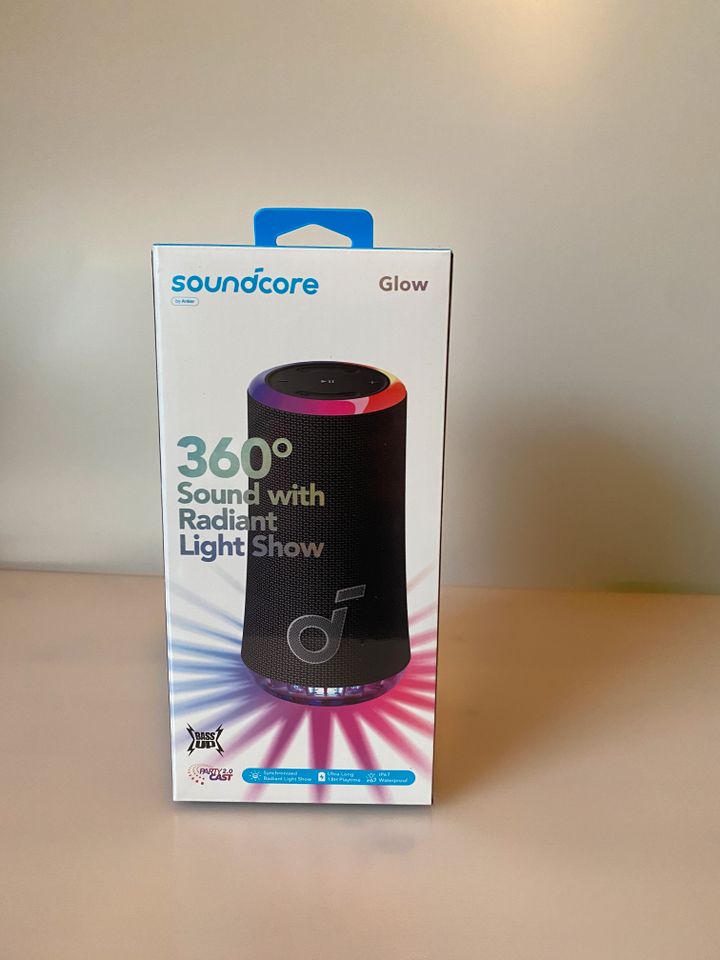 Soundcore Glow - Tragbarer Lautsprecher mit RGB-Beleuchtung NEU in Südlohn