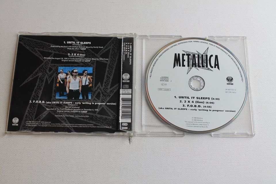 6x CD Metallica, S+M S&M2 One Hero of a Day Until it sleeps Metal in Bruchhausen-Vilsen