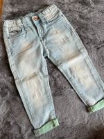 Mavi Jeans Türkis blau mit Farbfleck 98 Hessen - Rimbach Vorschau