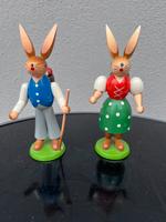 DDR  Gahlenz Osterhase Erzgebirge aus Holz Osterschmuck-Höhe 19cm Hessen - Wiesbaden Vorschau