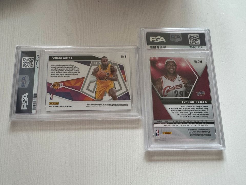 Lebron James PSA 10 Lot in Brakel