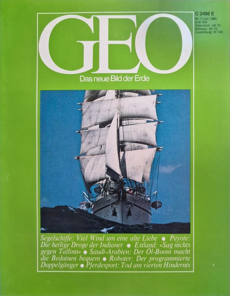 Magazin GEO komplettes Jahr 1980 /Hefte  / Bücher in Berlin