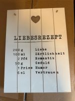 Schild Liebesrezept - Hochzeit Hessen - Schenklengsfeld Vorschau