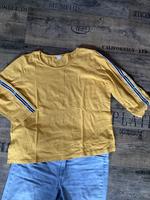 Dünnes senfgelbes Shirt mit 3/4 Arm Sachsen - Neukirch/Lausitz Vorschau