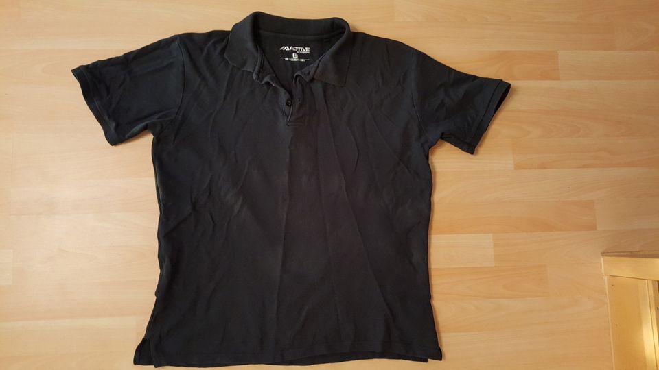 schwarzes Poloshirt Gr. L in Augsburg