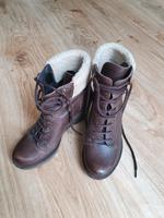Stiefeletten echtes Leder mit Keilabsatz Größe 38 Bayern - Kaufbeuren Vorschau