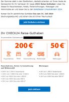 250€ Check24 Reise-Guthaben Gutschein Niedersachsen - Wolfenbüttel Vorschau