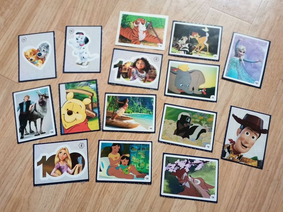 Verschiedene Disney Sticker Rewe, Frozen, Bambi, Poo in Dresden