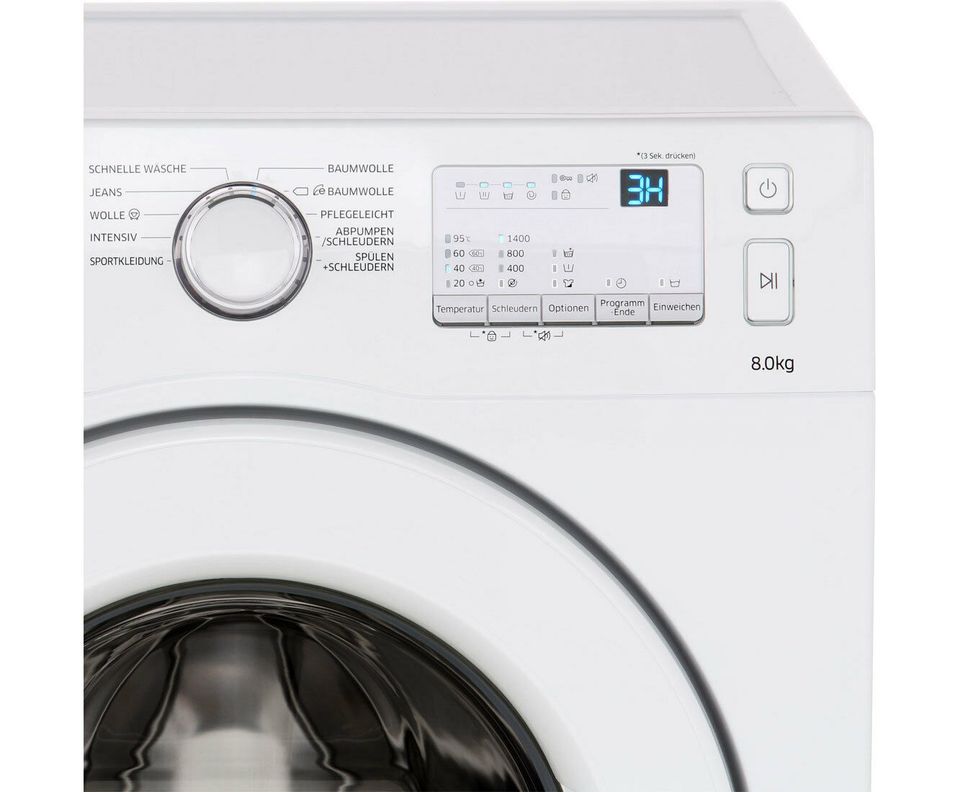 Samsung WW80J3473KW/EG Waschmaschine 8kg 1400U/Min LED A+++ in Köln