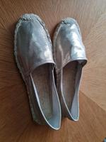 Espadrilles Damen Schuhe 38 Neu Gold Leipzig - Kleinzschocher Vorschau