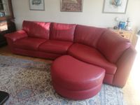 Couch, Sofa rot, Liege, gebraucht, Bayern - Goldbach Vorschau