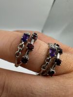 Amethyst und Granat ring edelstein Bayern - Bamberg Vorschau