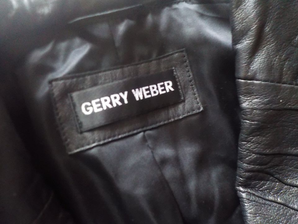 Lederjacke schwarz XS Zara ° Gerry Weber 40 ° in Ketsch