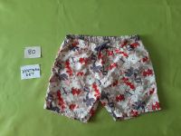 Gr. 80 Badehose VERTBAUDET kurze Hose Blumen rot weiß blasslila Bayern - Prichsenstadt Vorschau