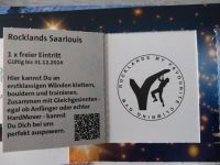 Gutschein freier Eintritt Rocklands Saarlouis Saarland - Homburg Vorschau