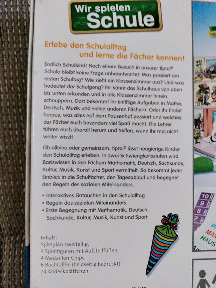 Tiptoi Spiel Wir spielen Schule, Lernspielzeug in Inchenhofen