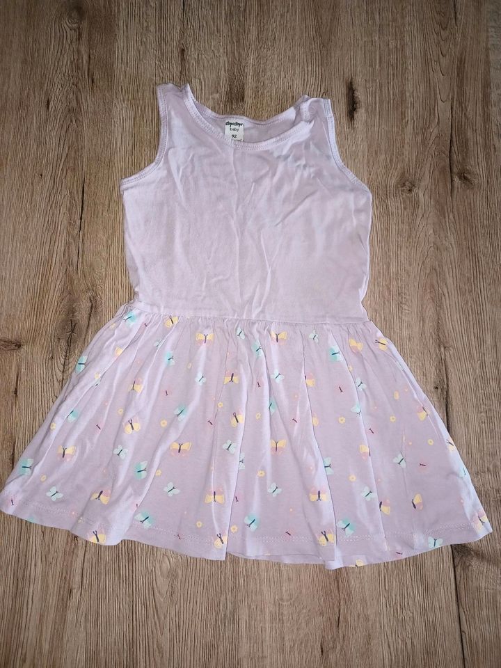 Dopodopo Sommerkleid Gr. 92 Lila Schmetterlinge Kleid in Esens