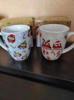 Kaffeebecher Edles Porzellan mit Weihnachtseulenmotive NEU Hessen - Wetzlar Vorschau