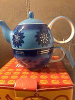 "Tea for one", Kanne mit Tasse und Untertasse, handbemalt Nordrhein-Westfalen - Waltrop Vorschau