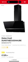 Dieter Knoll Dunstabzugshaube Kopffreihaube NEU Schwarz Nordrhein-Westfalen - Ahlen Vorschau