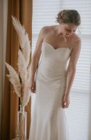 Hochzeitskleid Brautkleid Fit and Flare Ivory 38 Bayern - Wörthsee Vorschau