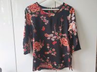 ONLY Bluse Shirt 3/4 Ärmel Schwarz Blumenmuster - Gr. 36 wie NEU Niedersachsen - Meppen Vorschau