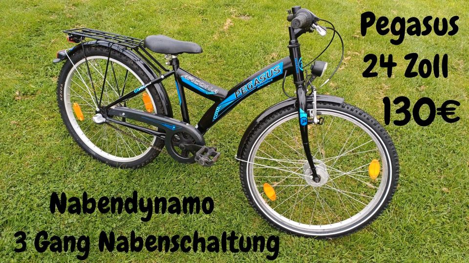 Mehrere 24 Zoll Räder Rad Fahrrad Pegasus Böttcher in Barlt