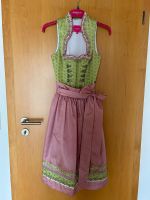 Krüger Dirndl mit Dirndlbluse, grün & rosa, Größe 32 Bayern - Peißenberg Vorschau