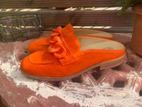SOFTWAVES Mules Sandalen Skipper knalliges orange Leder Gr 40 NEU Wandsbek - Hamburg Rahlstedt Vorschau