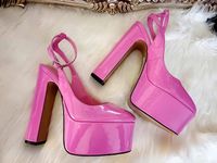 Plateau High Heels Barbie Pink Gr.38 NEU Lack rosa Damen Nordrhein-Westfalen - Kerpen Vorschau