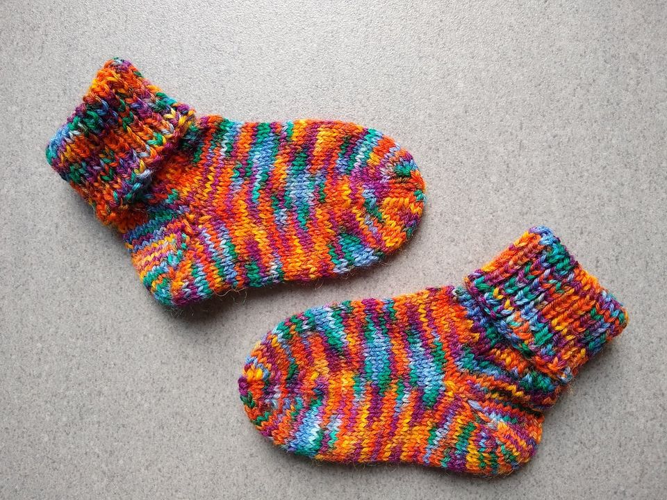 Socken, Wollsocken, Kindersocken, Gr. 16-17, handgefertigt in Recklinghausen