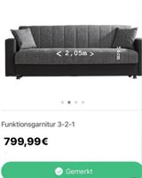 Drei schwarze Sofas Nordrhein-Westfalen - Bergheim Vorschau