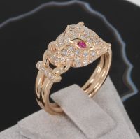 WERT 4190 € BRILLANT RUBIN RING RAUBKATZE 14 K GOLD vxlt 81488 Essen - Altenessen Vorschau