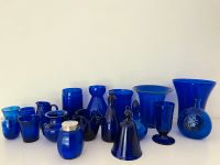 Kobaltblau blau Glas Konvolut Zuckerstreuer Vase Tulpenglas Altona - Hamburg Othmarschen Vorschau