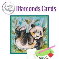 Diamond Card - Fauler Panda-Bär - Diamond Painting Thüringen - Schleusingen Vorschau