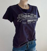 SUPERDRY T-SHIRT 40 l lila vintage y2k Top Sommer herbst Retro Baden-Württemberg - Aichtal Vorschau