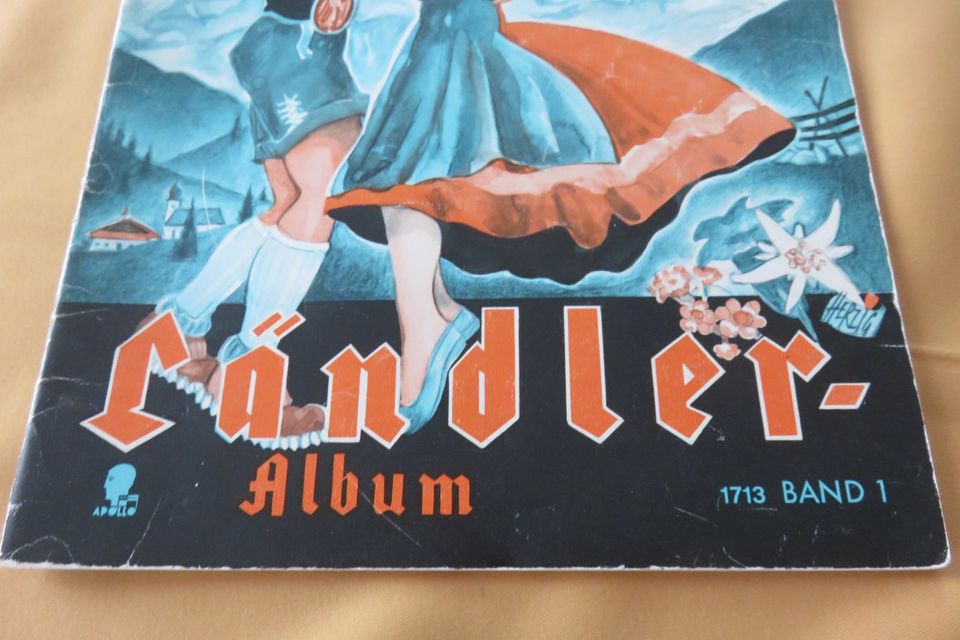 Alte  Akkordeon  Notenheft Ländler Album in Eging am See