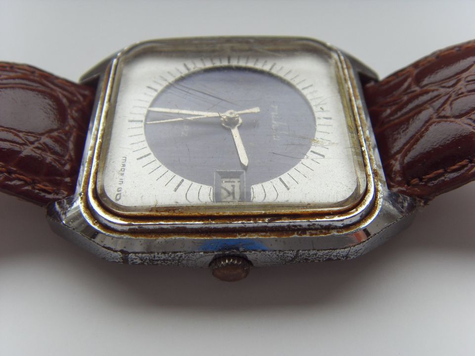 Herren Armbanduhr RUHLA QUARTZ DATUM selten, Vintage, für Bastler in Berlin